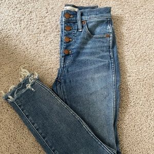 Madewell high rise skinny size 23